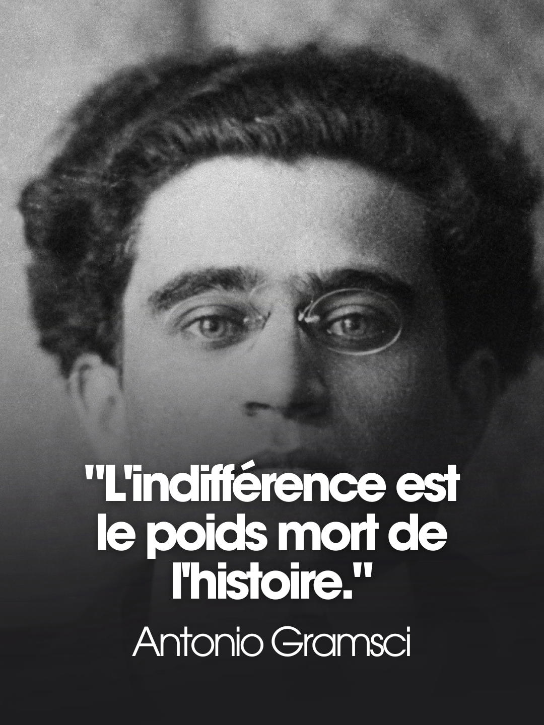 Citation — Antonio Gramsci (photo)