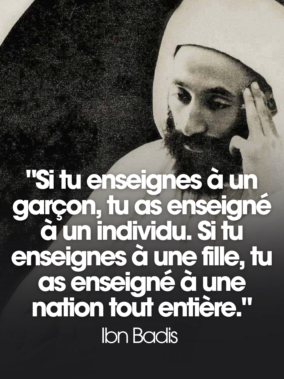 Citation — Ibn Badis (photo)