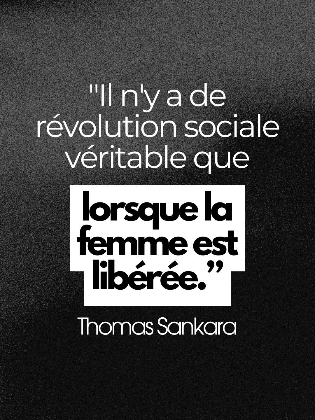 Citation — Thomas Sankara (fond noir)