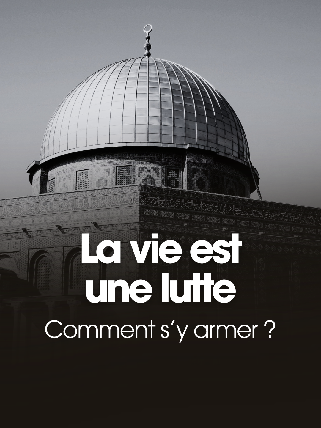 La vie est une lutte. La vraie question : avec quels outils on s'y arme — ou on la subit.